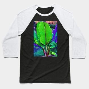 Abstract Banana Plant Baseball T-Shirt